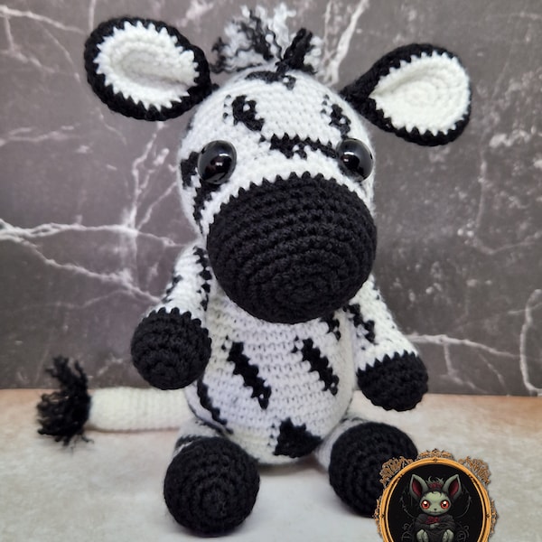 Amigurumi Lewa le zebre