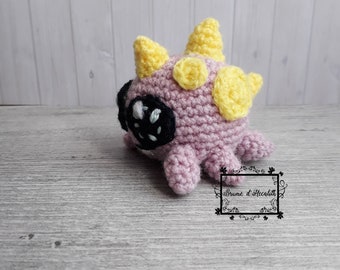 Amigurumi purple monster