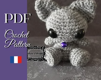 Crochet Pattern PDF – Cute Amigurumi Kitten Plush