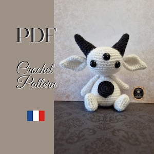 PATTERN: crochet monster Amara, DIY beginners