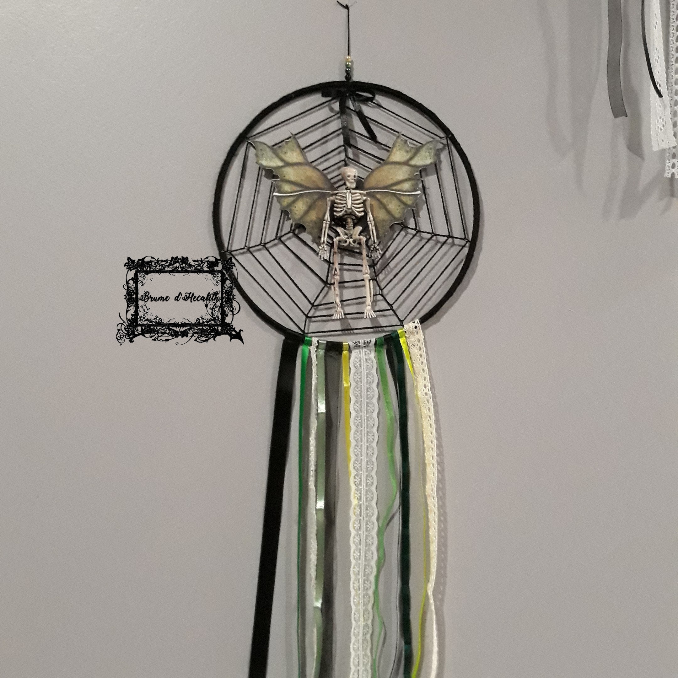 Attrape Rêve Noir et Vert