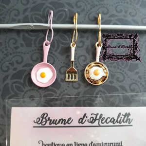 Set of funny Stitch marker Pink