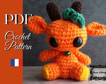 Patron Halloween Amigurumi Citrouillette