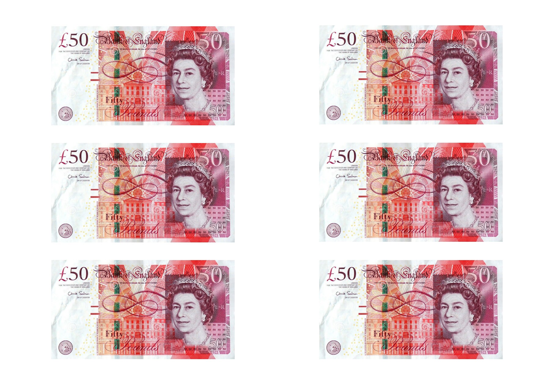 50 Pound Note