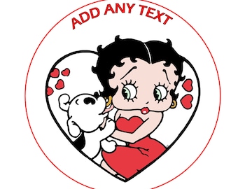 Betty Boop Cake Topper Etsy