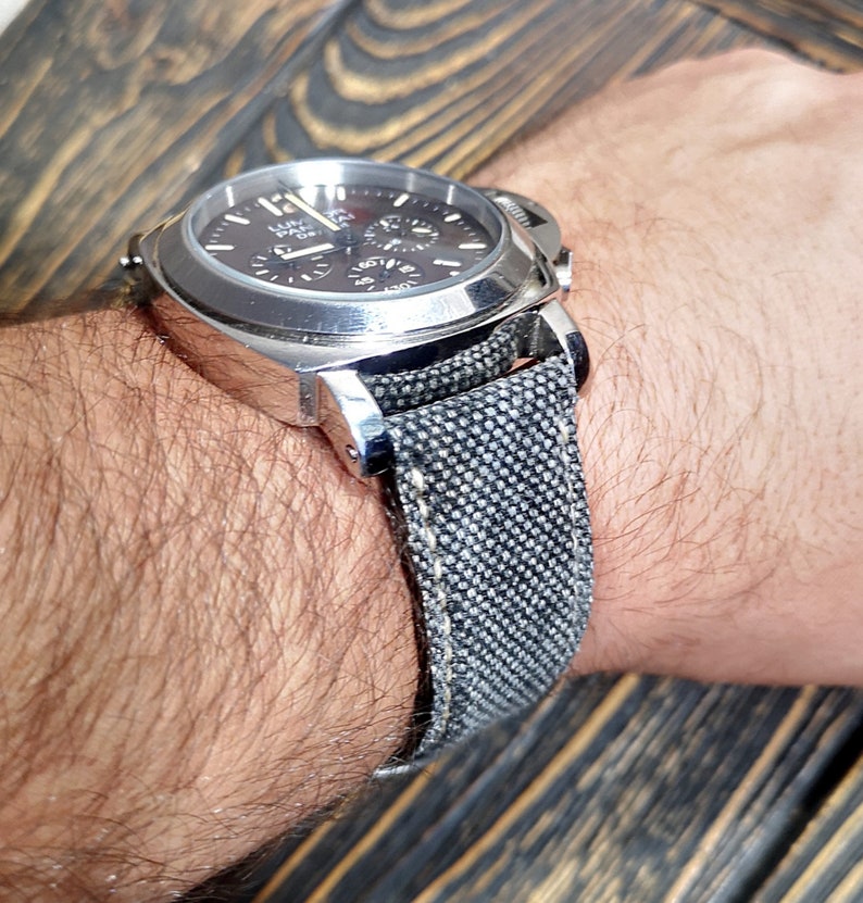 Canvas Watch Strap 16mm 18mm 20mm 22mm 24mm 26mm 28mm Etsy