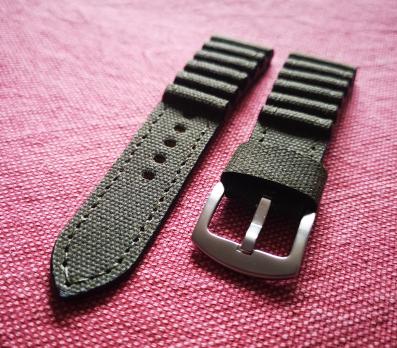 Canvas Watch Strap 18mm20mm 22mm24mm26mm 28mm 30mm Etsy