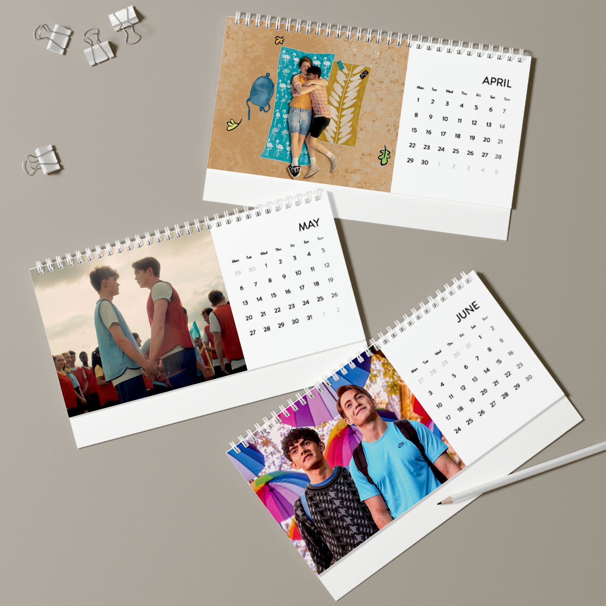 Heartstopper Desk Calendar 2024 Sold By Martyna W jcik mierska SKU heartstopper-desk-calendar-2024-sold-by-martyna-w-jcik-mierska-sku