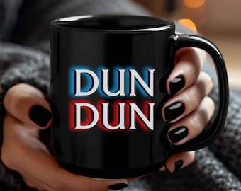 DUN DUN Law and Order SVU Mug, Minimalist True Crime Fan Gift