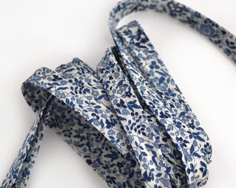 Liberty Katie and Millie blue floral bias by the meter