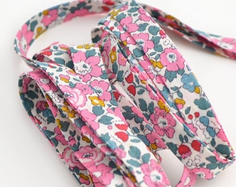 Liberty Betsy Ann peony bias binding 8020 per meter