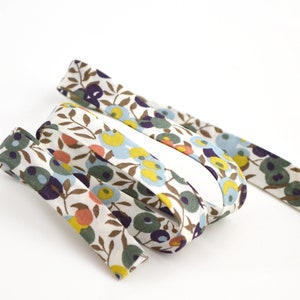 Liberty Wiltshire autumn bias binding by the meter