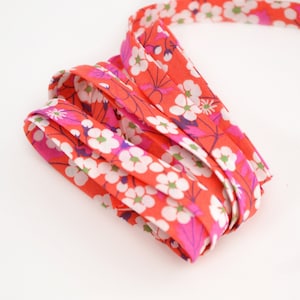 Liberty Mitsi hibiscus bias binding by the meter