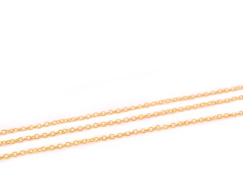 Chain brass 2.5 x 1.5 mm