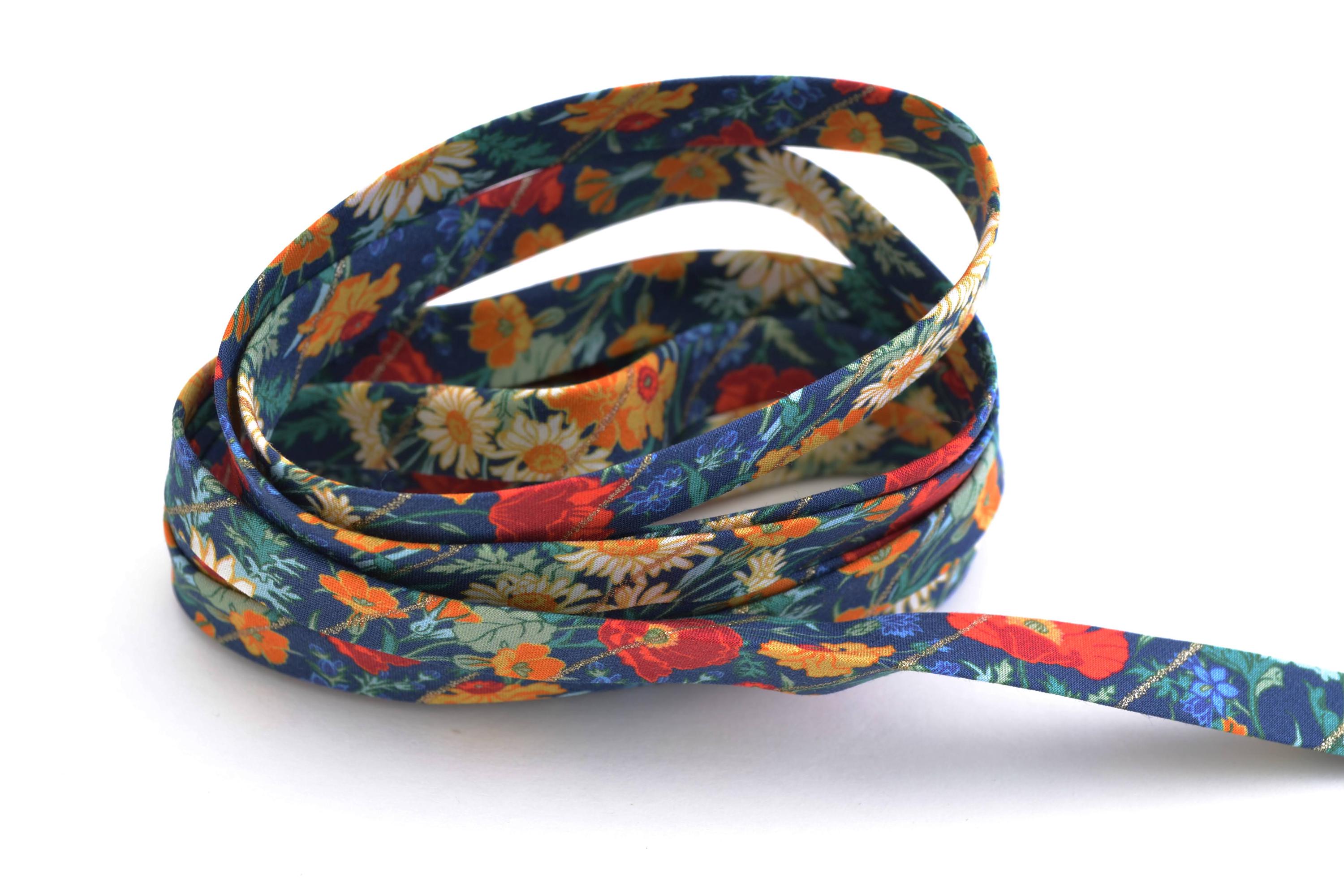 Schrägband Aus Baumwollmischgewebe – 30 Mm Breit, 25 M Rolle, Orange, Von Byetsa, Für Nähen & Basteln