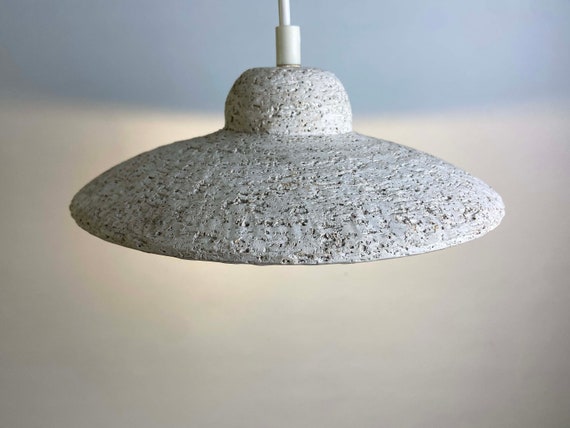 Vintage | Pendant Light | Fat Lava | Birch Bark | Ceramic Pendant 