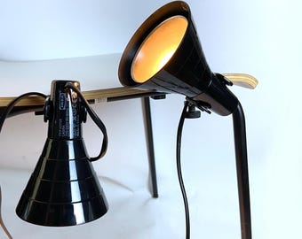Set of 2 Rare Vintage 90s Lagra Ikea Clamp Lamps | Spotlight | Reading lamp | Scandinavian Design | Marianne & Knut Hagberg | Bulbs included