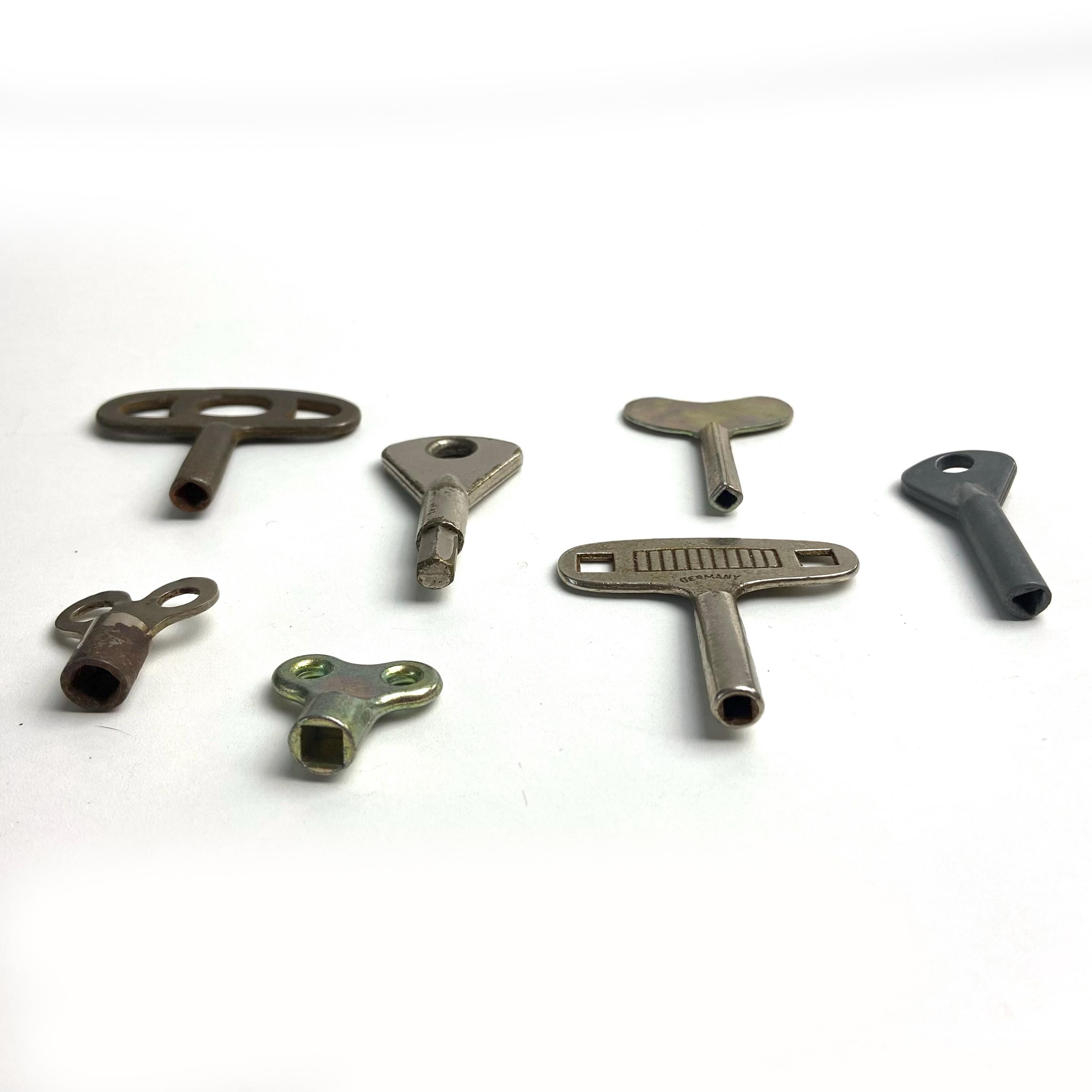 Dutch Alignment Key Set of 7 Old Dutch Antique Clock Keys | 30s - 70s | Art Deco Style ...