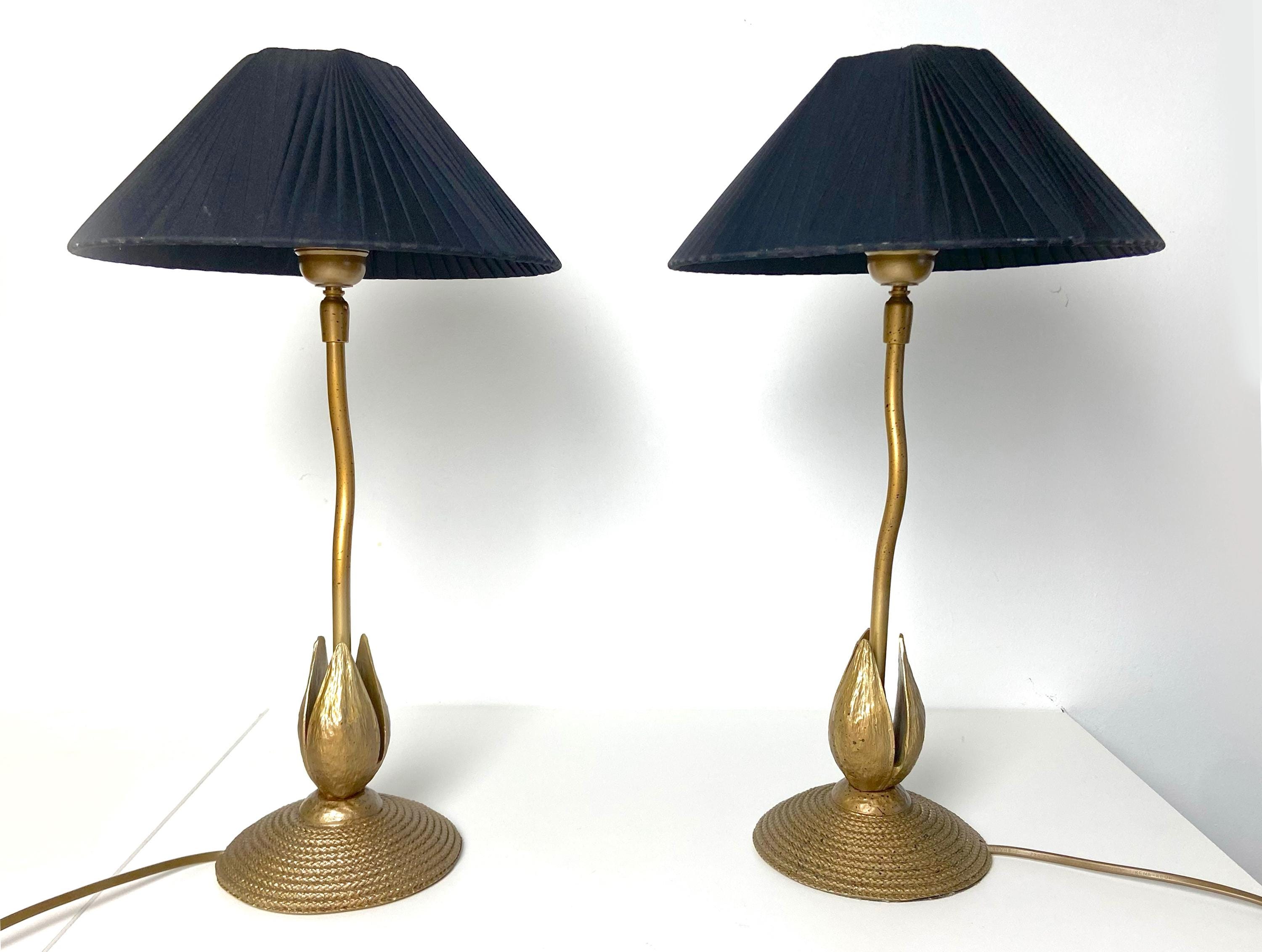 Vintage flower lamp - Etsy 日本