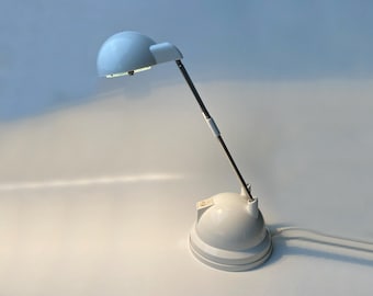 Vintage Ikea telescopic Espressivo Desk lamp | Scandinavian Design | White | Antenna Lamp | 90s | Halogen | Telescoping | Adjustable