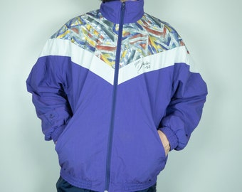 トップス \"90s descent\" track jacket M brownxcream 90s lacoste track jacket - Gem