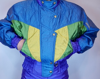 Vintage DESCENTE Ski Suit Retro Ski Suit Snowboarding Suit Vintage