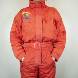 Combinaison De Ski Vintage 2000 - Femme - Taille XL - Gris Argenté - France