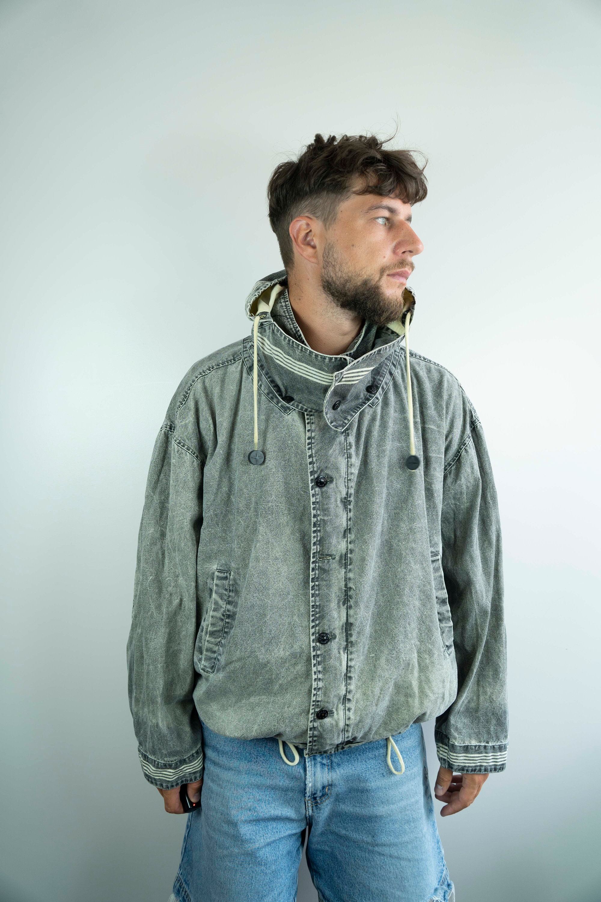 希少 80s stone island vintage marina coat-