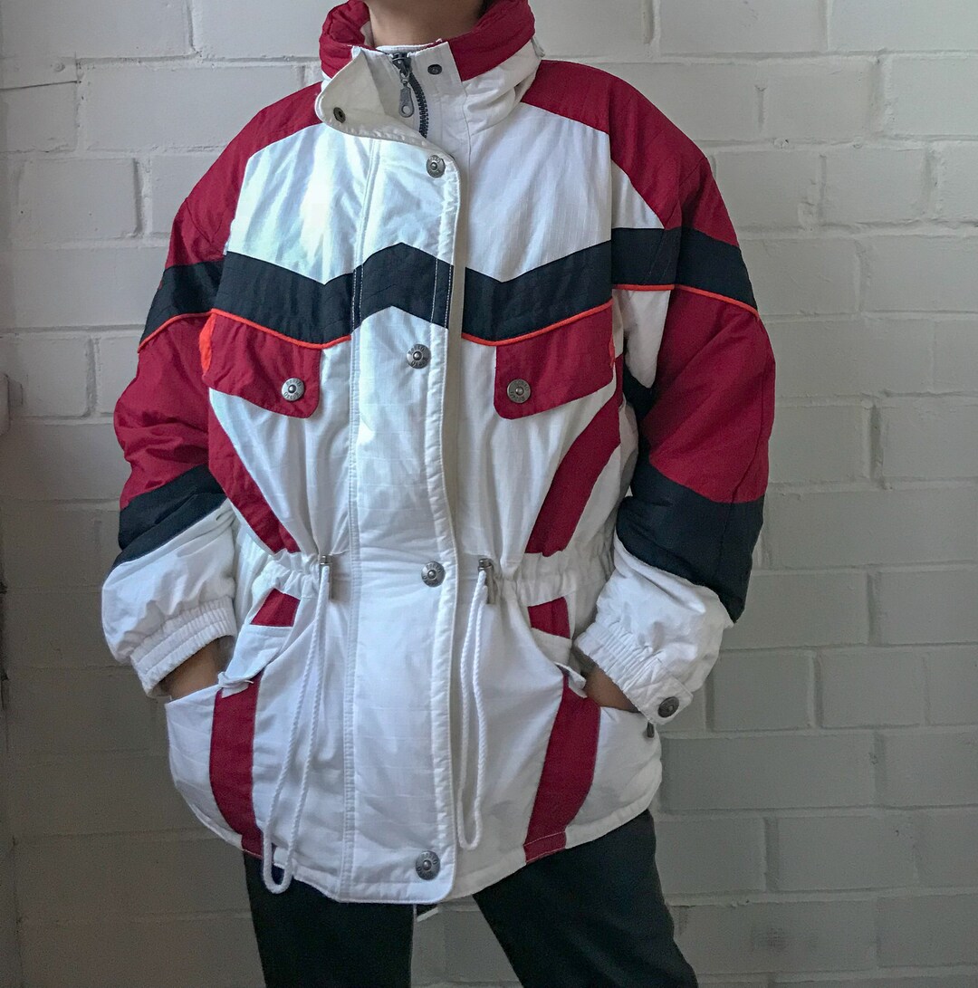 Combinaison de ski une pièce pour homme vintage des années 90 - S Nylon multicolore - Canada