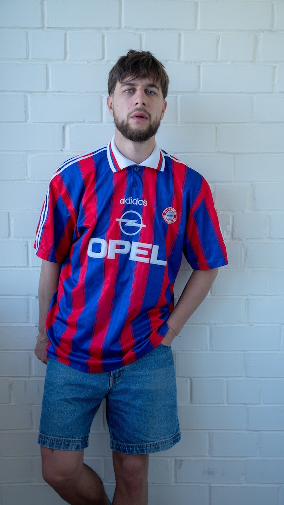 Vintage Adidas Football Shirt 1995 Munchen Bayern