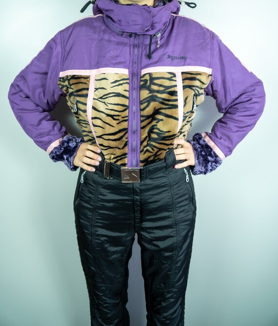 Vintage SPORTALM Ski Suit Tiger Ski Suit Snowboard