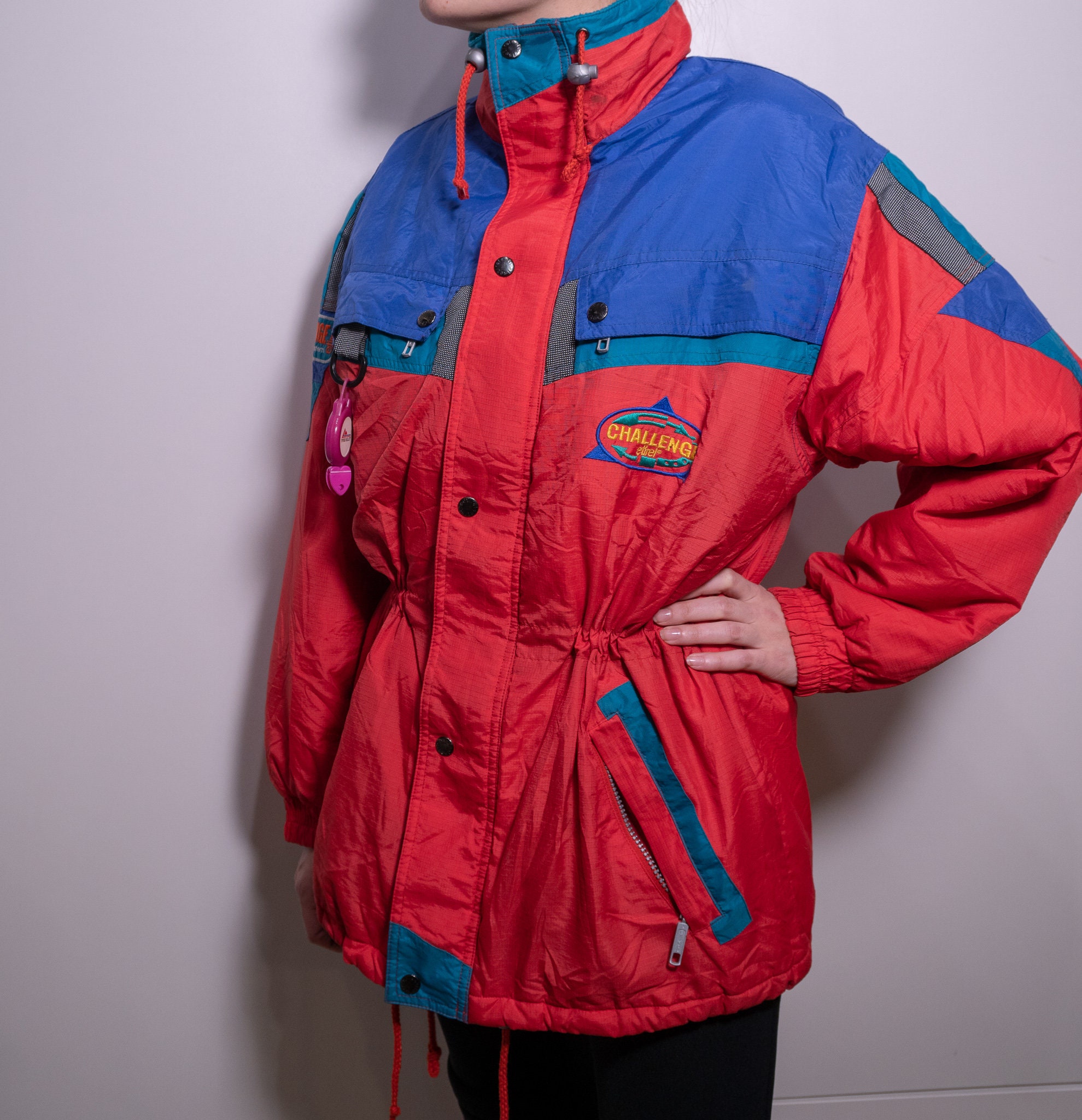 voor parfum verwijderen Vintage Etirel Ski Jacket Multi Color Ski Ski Jacket - Etsy