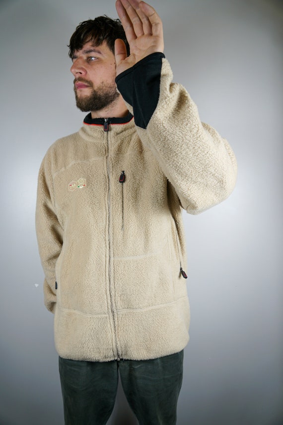 Lengtegraad erectie Direct Vintage stijl FILA warm fleece jas Fila Sweater Warm Fila - Etsy Nederland