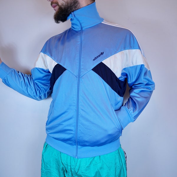 Vintage ADIDAS Track Jacket Vintage Track Top Vintage Adidas Tracksuit Retro Tracksuit Multicolor Adidas Track Jacket Size D5 F174 GB 5'9