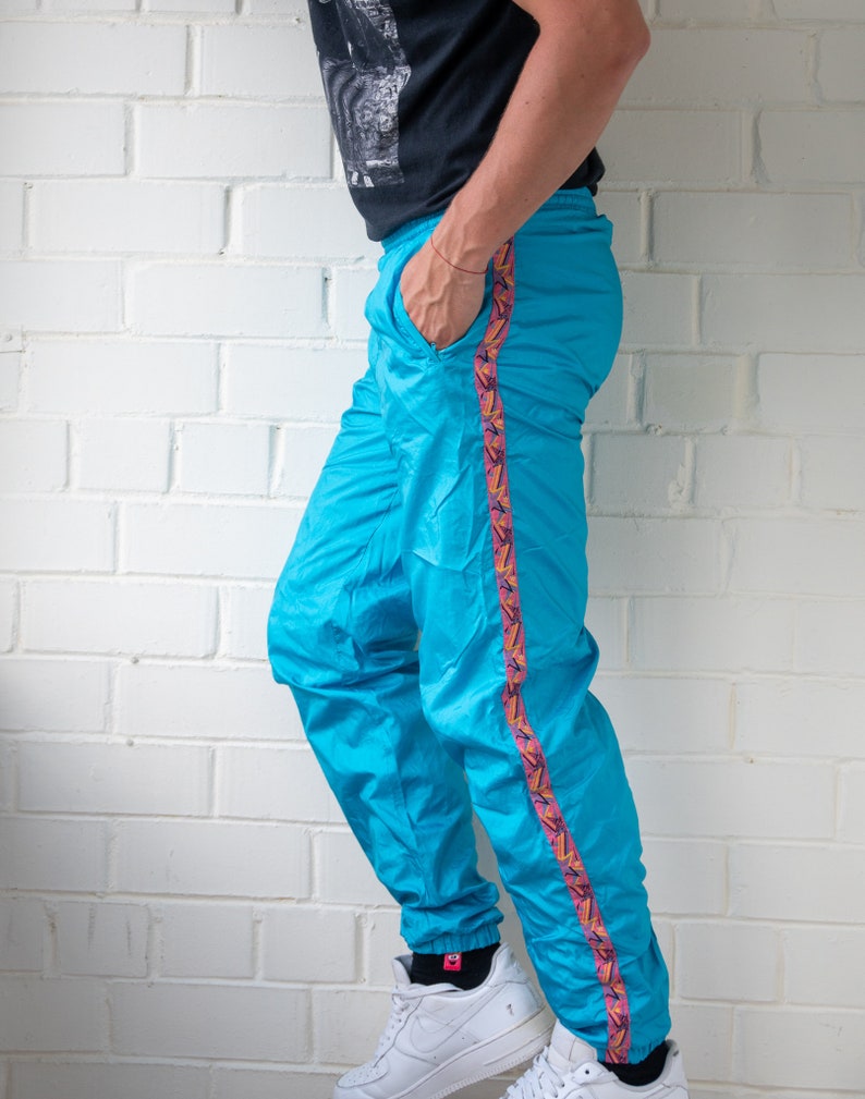 Size Medium Vintage Tracksuit Multi Color Sport Pants Vintage Track Pants Vintage 90s Track Pants Track Pants