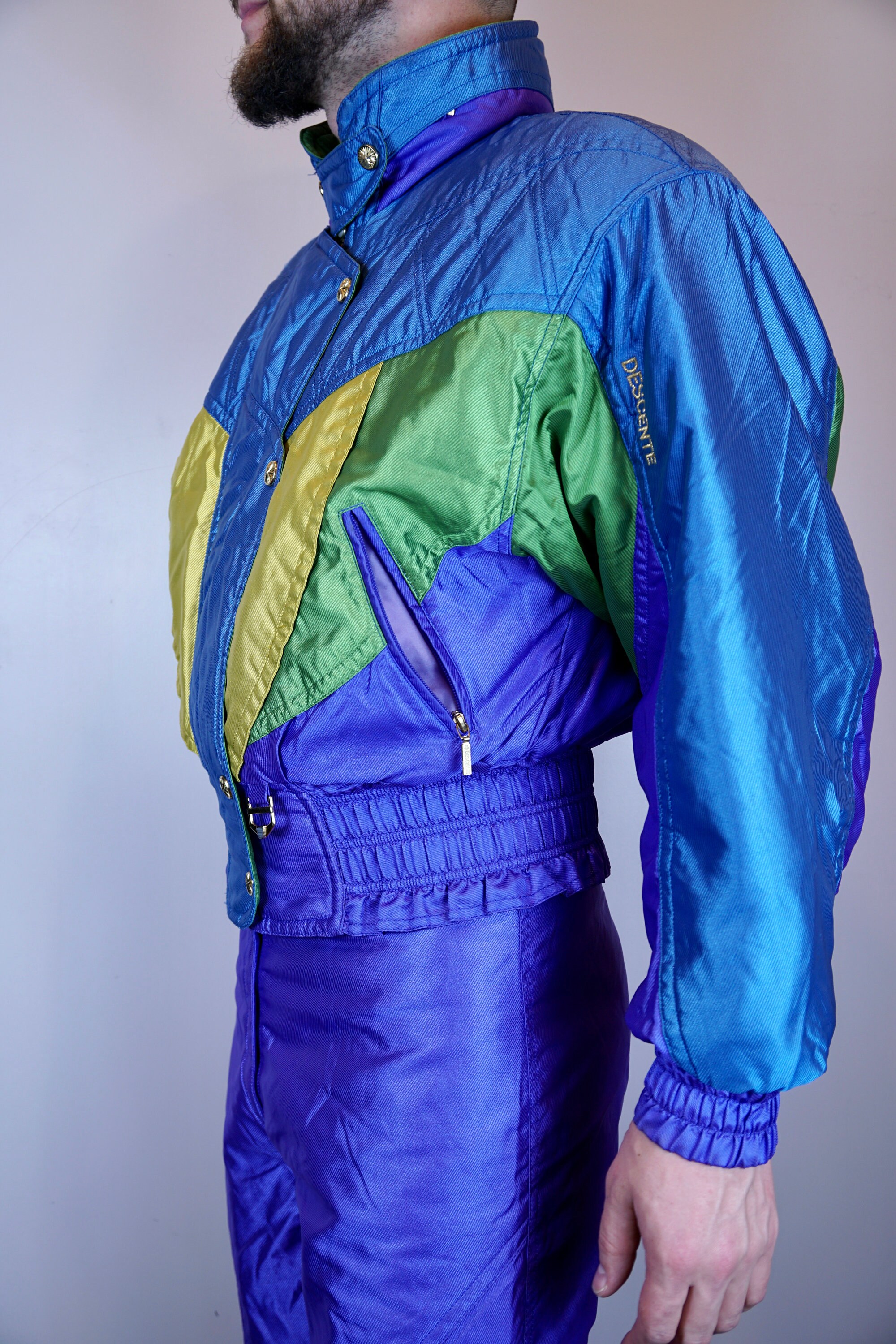 Vintage DESCENTE Ski Suit Retro Ski Suit Snowboarding Suit Vintage