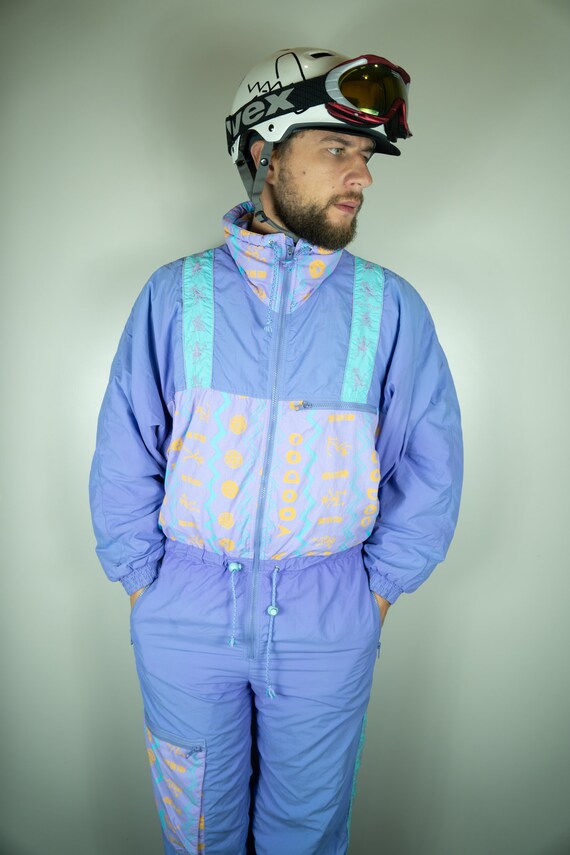 Vintage VOODOO Ski Suit Multi color Ski Suit Snowb