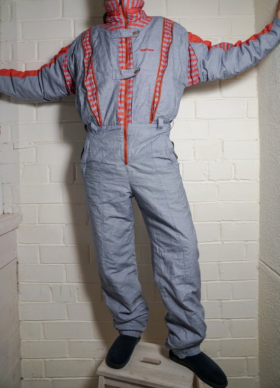 Vintage Ski Suit | Multi Color Ski Suit | Snowboar