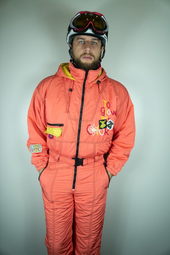 Vintage Twins Ski Suit Multi color Ski Suit Snowbo