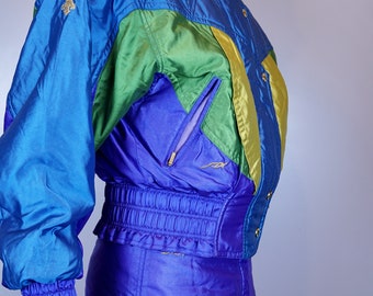スキー DESCENTE vintage ski suits Vintage 90's DESCENTE Full Ski Suit UK 8 XS (C2K) – JoJo Ski