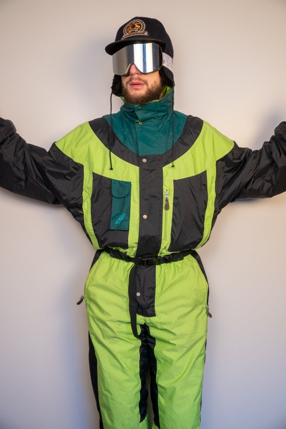 Vintage K2 Ski Suit | Multi color Ski Suit | Snowb