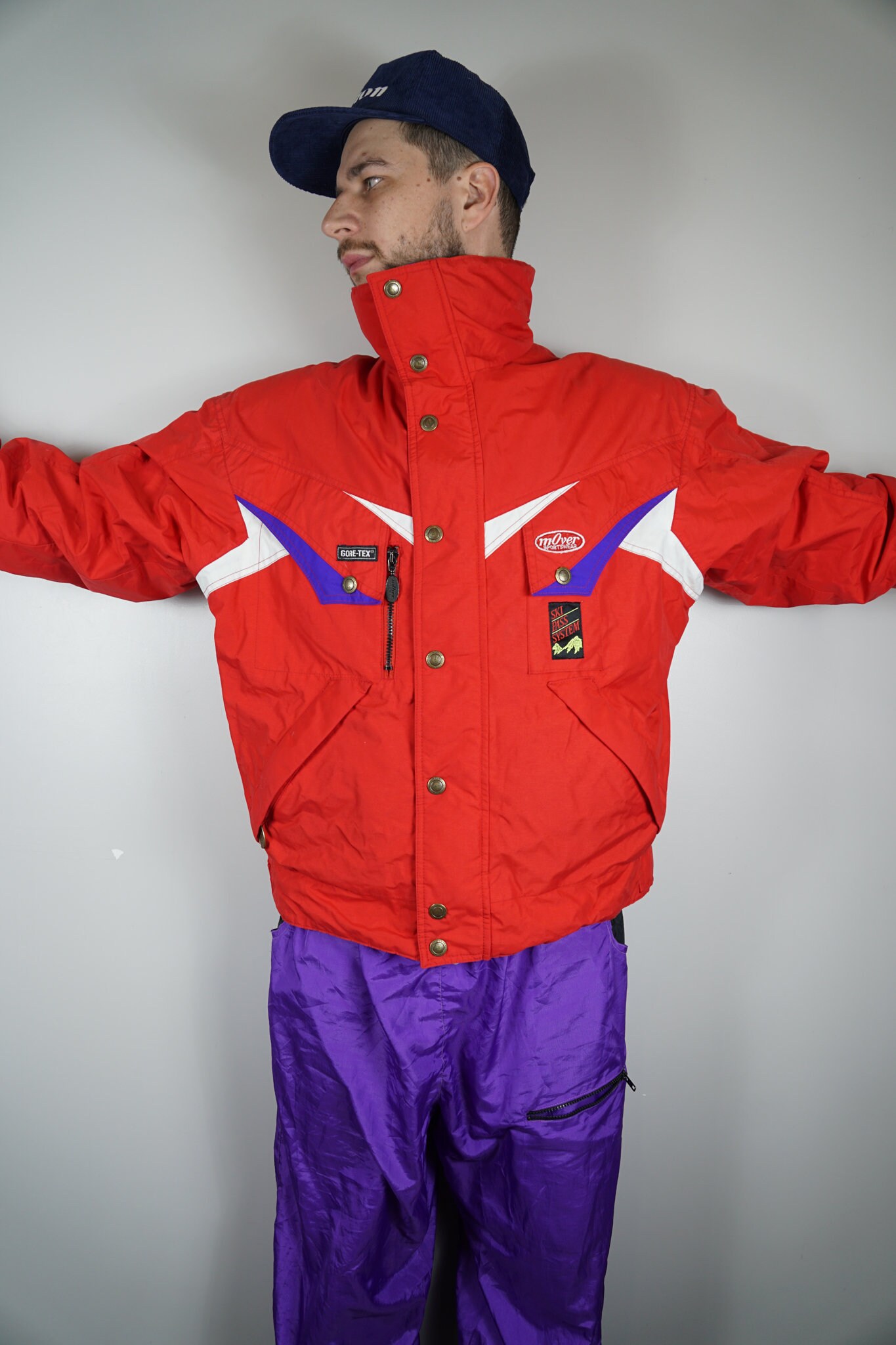 Vintage Ski Jacket by MOVER Retro Ski Jacket Snowboarding Jacket Vintage Ski Jacket Retro Skiing Jacket Size Large 50 Made in SWEDEN Etsy