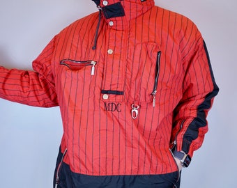 Vintage Ski Jacket by MDC Retro Ski Jacket Snowboarding Jacket Vintage Ski Jacket Retro Skiing Jacket Size Large Made in Italy Etsy