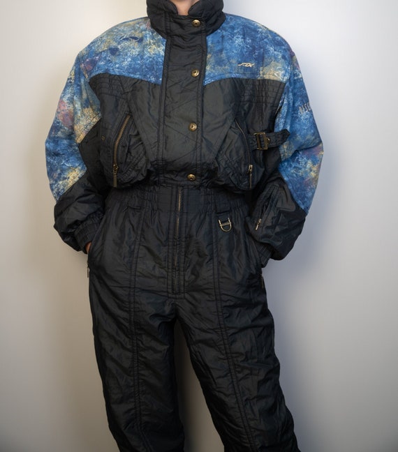 Vintage DESCENTE Ski Suit | Multi color Ski Suit |