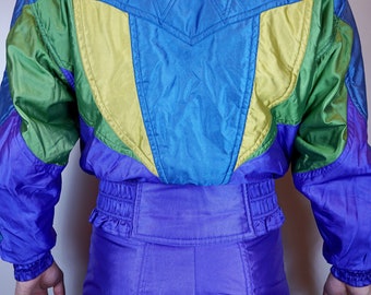 ヴィンテージ DESCENTE スキースーツ レトロ スキースーツ