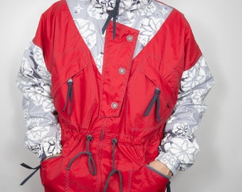 Vintage ERBACHER Ski Jacket | Multi color Ski Jacket | Snowboarding Jacket | Vintage Ski Jacket | Winter Skiing Jacket