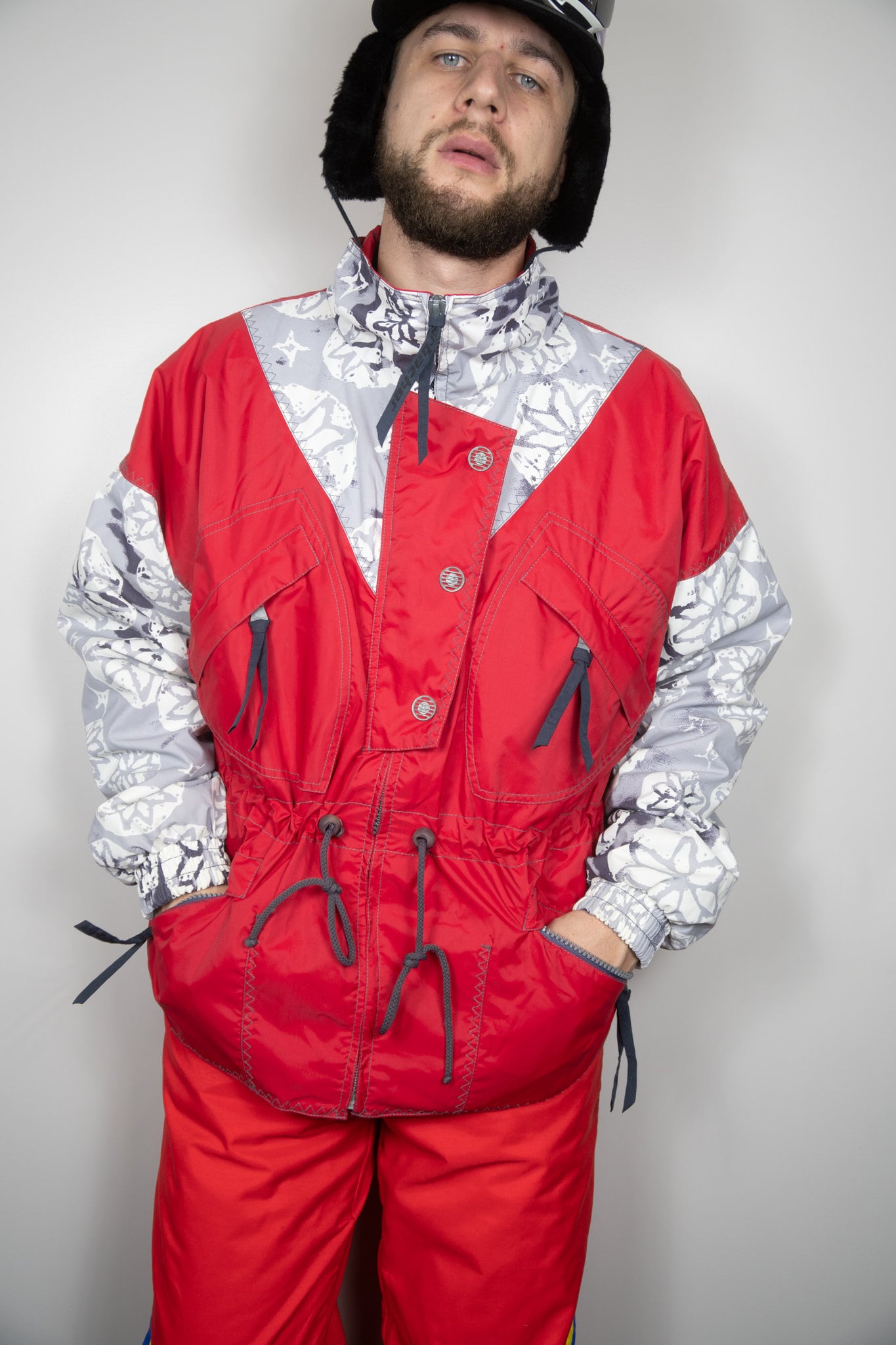 Veste de ski ERBACHER vintage (fr) Veste de ski multi-couleurs Veste de snowboard (fr) Veste de ski vintage (fr) Veste de ski d'hiver