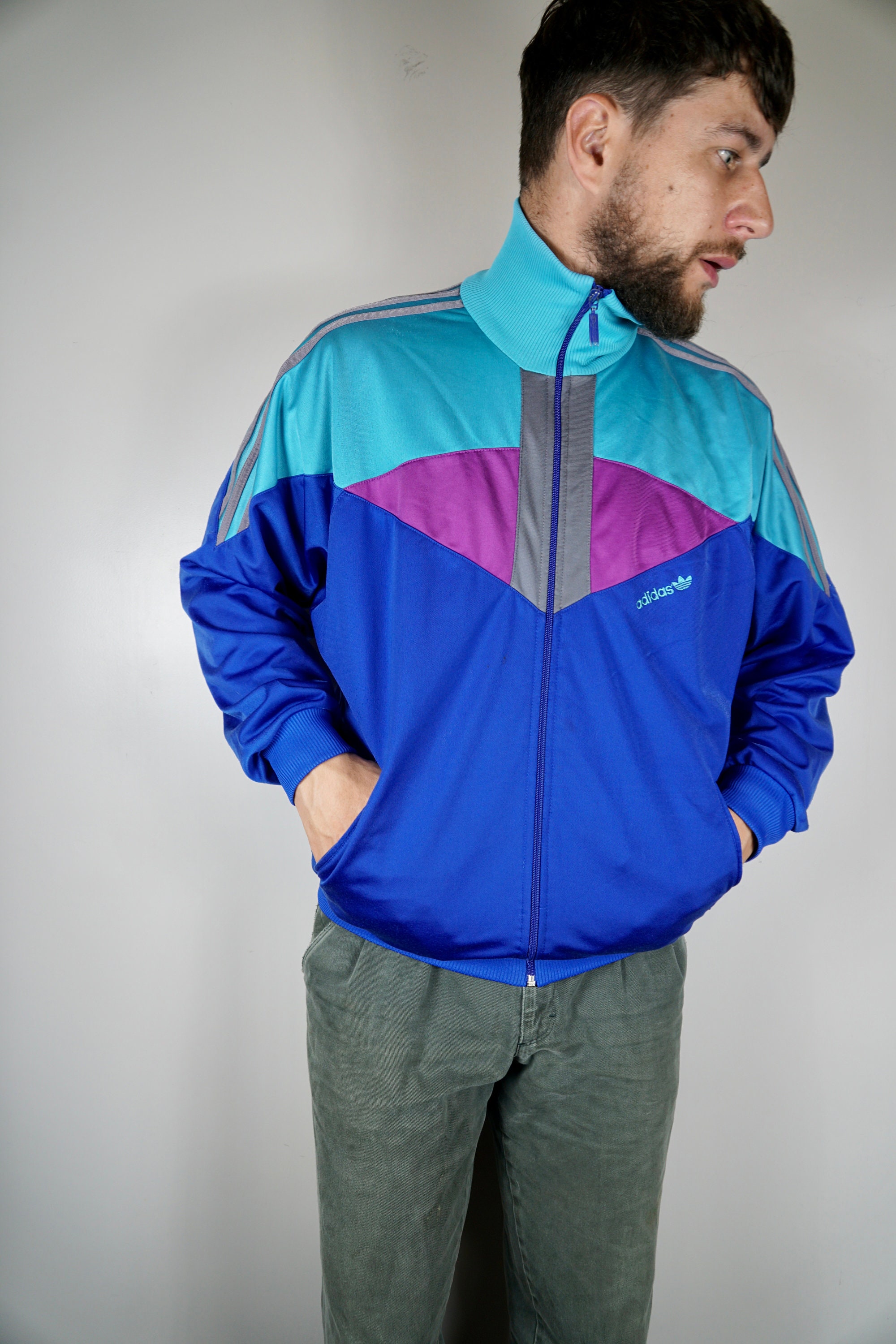 Vintage ADIDAS Track Jacket Vintage Track Top Vintage Adidas