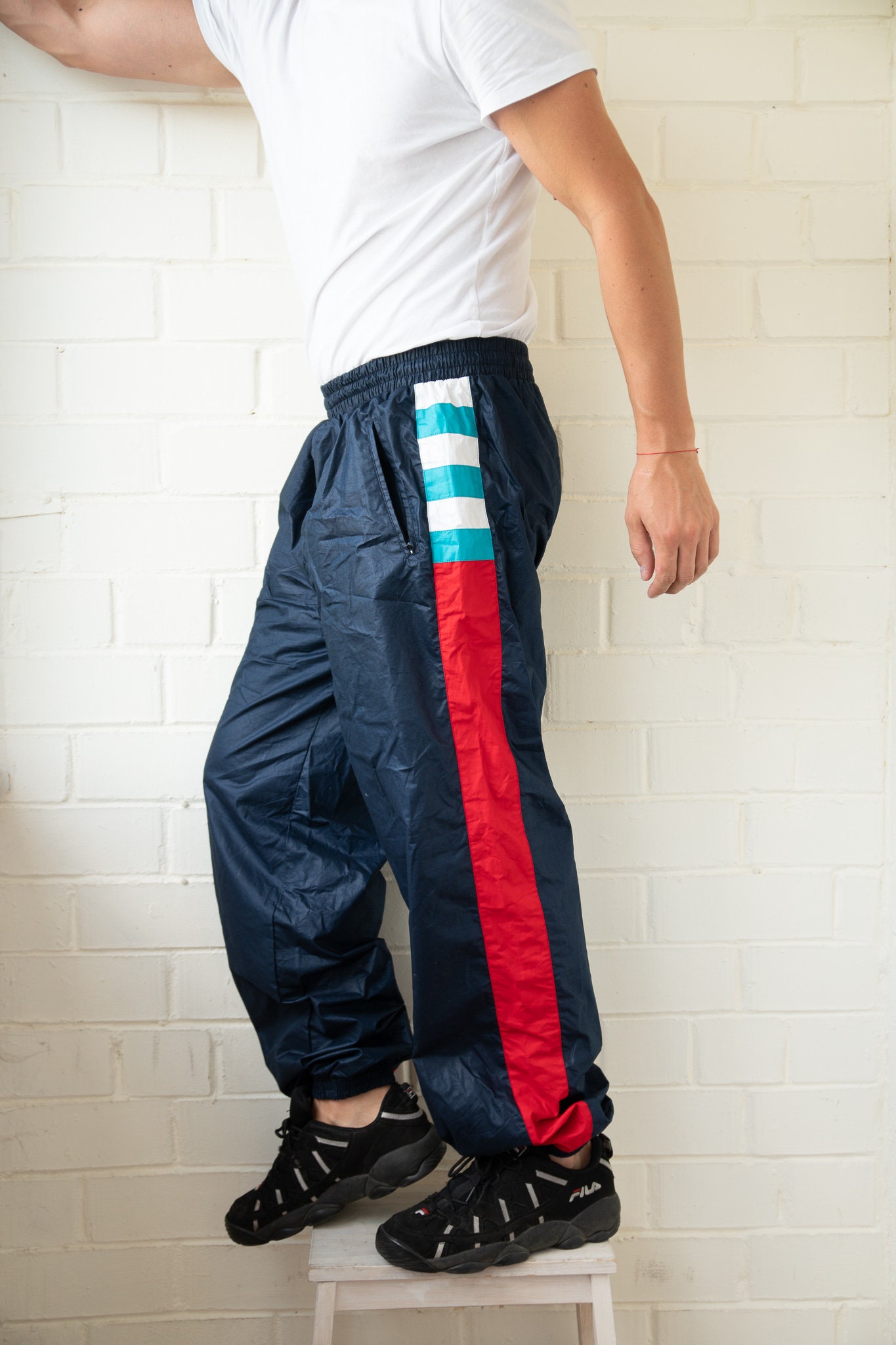 Buy Adidas 90s Vintage Mens Track Pants Trousers Training Online in India   Etsy
