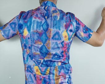 Maillot de cyclisme vintage des années 90 | Maillot de cyclisme vintage Taille Moyenne | maillot de vélo coloré | T-shirt de cyclisme vintage T-shirt de vélo - France Maillot de cyclisme vintage des années 90 | Maillot de cyclisme vintage Taille Moyenne | maillot de vélo coloré | T-shirt de cyclisme vintage T-shirt de vélo - France